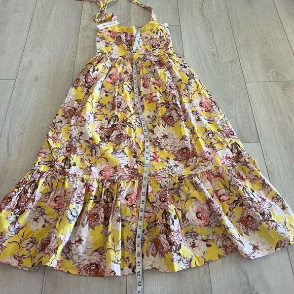 Bardot Women's Labella Floral Halter Midi Dress size xs - Picture 3 of 10